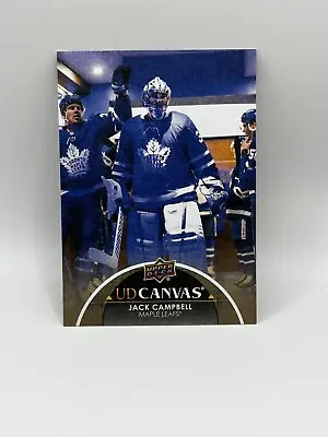 21-22 UD Extended Series Hockey Canvas C346 Jack Campbell • $1.35