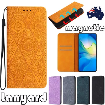 For Xiaomi Mi 11 12 POCO M3 Redmi Note Case Wallet Flip Flower Magnetic Cover • $14.75