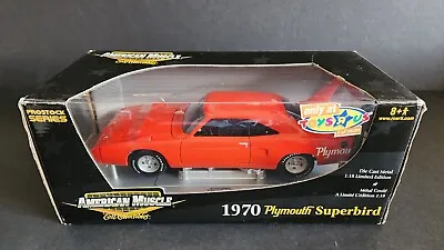 American Muscle 1970 Plymouth Superbird Toy's R Us Pro Stock 1/18 Diecast Sr • $189.95