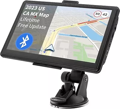 Liontru 2023 Bluetooth GPS Navigation For Car 7 Inch Truck GPS Navigator • $140