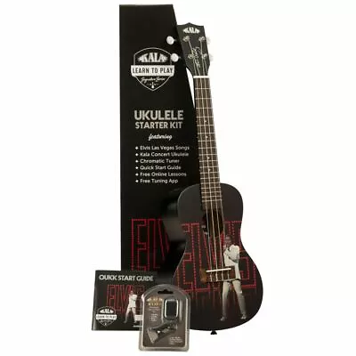 $250.12 • Buy KALA Learn To Play Elvis Viva Las Vegas, Concert Ukulele Starter Kit