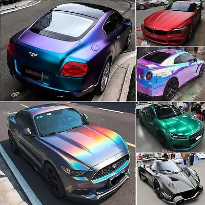 Air Free Chameleon 5D Pearl Glossy Matte Satin Full Car Vinyl Wrap Sticker HDUS • $220.05