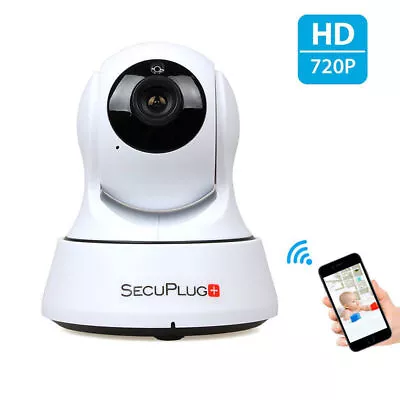 Indoor 720P HD WiFi IP Camera For Baby Monitor With Two-way Audio/Night Vision • £33.05