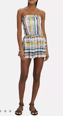 NWT Authentic MISSONI Strapless Knit Chevron Romper Size 44 $730 • $350