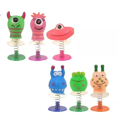 6 Monster Spring Jump Ups - Pinata Toy Loot/Party Bag Fillers Wedding/Kids • $4.96