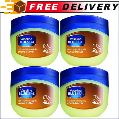 4-Pack Vaseline Rich Conditioning Petroleum Jelly Cocoa Butter 3.4 Ounce • $13.75