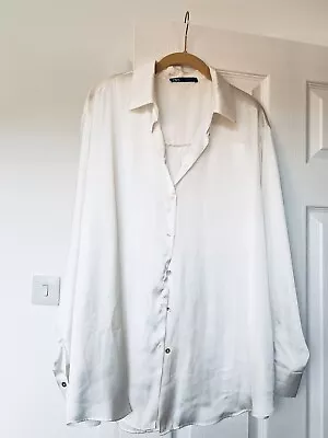 Zara Satin Shirt Size XL • £8