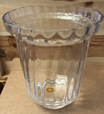 Dartington Vase Lead Crystal Cut Vase - H20 XD17cm • £20