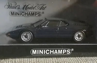 Minichamps  ~1978 BMW M1 (1978-1981)~  1:43 Scale  -Blue / Gray • $34.50