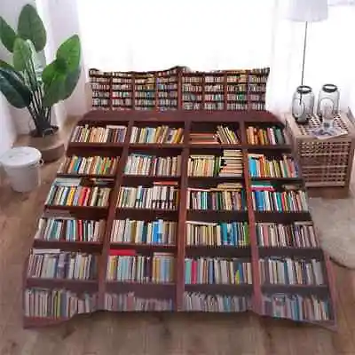 Classified Books 3D Print Duvet Quilt Doona Covers Pillow Case Bedding Sets • $95.22