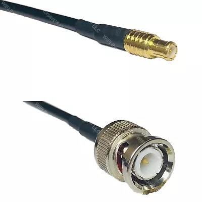 RFC100 MCX MALE To BNC MALE Coax RF Cable USA-Ship Lot • $11.74