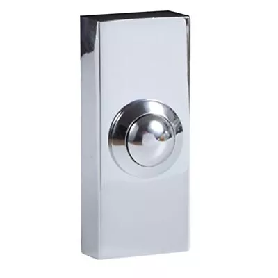 £12.58 • Buy Byron Wired Bell Push Surface Mounted - Chrome  Assorted Colour Names 