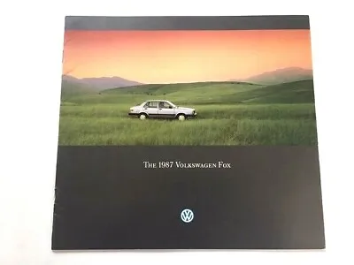 1987 VW Volkswagen Fox 10-page Original Car Sales Brochure Catalog • $9.56