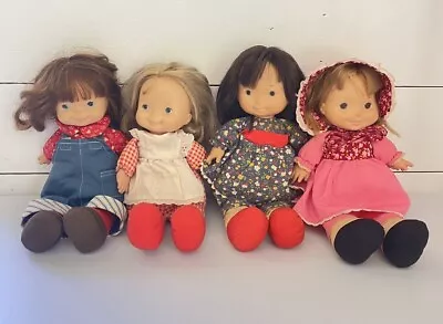 4 Vintage 70s Fisher Price Lapsitter Dolls -Audrey Mary Natalie Jenny • $37.50