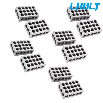 LABLT 5 Matched Pairs 1-2-3 123 Blocks 23 Holes .0002  Precision Machinist • $56.74