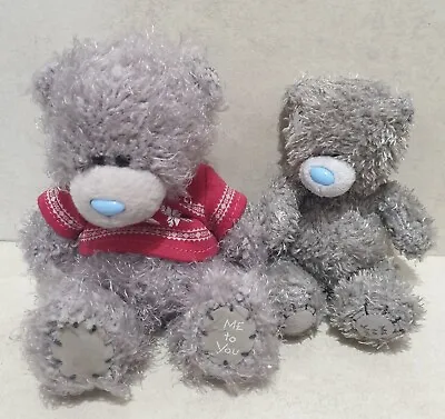 £5.99 • Buy Tatty Teddy Blue Nose Bears X 2 Snowflake Sweater 5  Me To You Grey Curly Bear