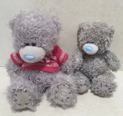 £5.99 • Buy Tatty Teddy Blue Nose Bears X 2 Snowflake Sweater 5  Me To You Grey Curly Bear