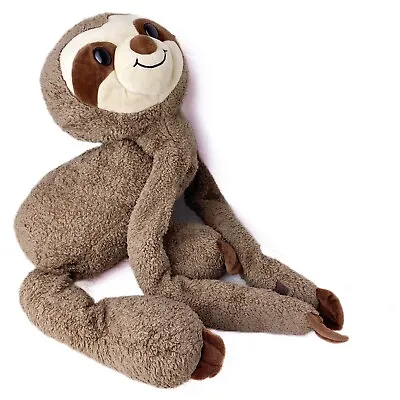 Hug Fun Laying Sloth 24  Plush Brown Large Hanging Sloth Stuffed Animal Toy • $11.96