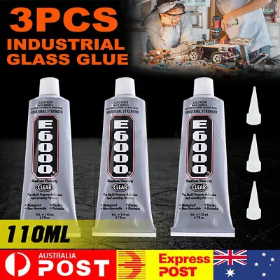 3x B-6000 110ml Multi-purpose Adhesive Glue Mobile Phone Glass LCD Nails Jewelry • $26.96