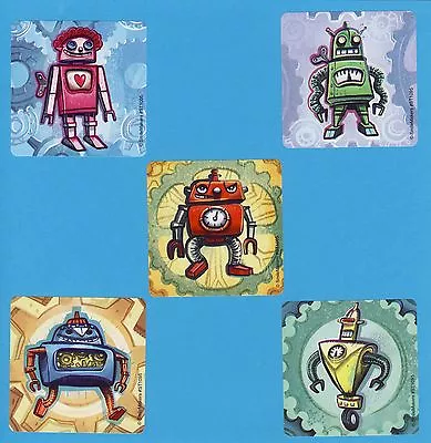 10 Robots - Large Stickers - Party Favors - Rewards • $2.20