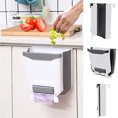 £6.99 • Buy Wall Mounted Waste Bin Kitchen Cabinet Door Cupboard Hanging Trash Can With Lid