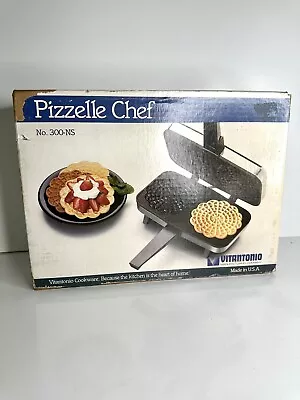 Vintage Vitantonio Pizzelle Chef Italian Cookie Maker - 300 - USA - Tested • $179.10