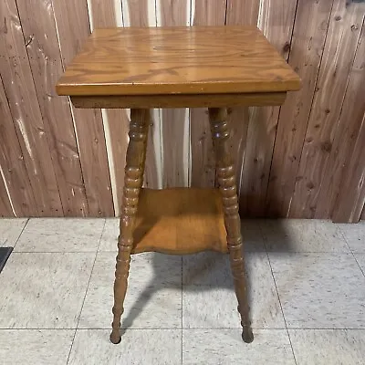 Antique Parlor Table Oak 30x16x16 • $275