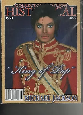 HISTORICAL  Collectors Edition : King Of Pop Michael Jackson 1958-2009 • $6.95