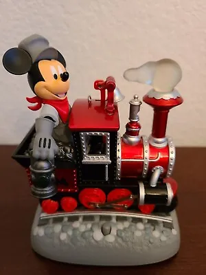 Disney D23 Expo Hallmark MICKEY'S MAGICAL RAILROAD ORNAMENT W/ Lights Sound • $69.95