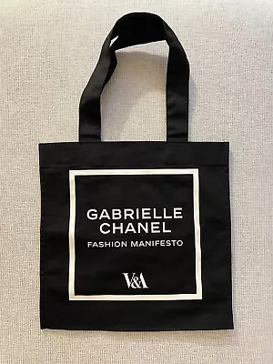 V&A Gabrielle Fashion Manifesto Black Tote Bag Limited Edition - NEW • £47