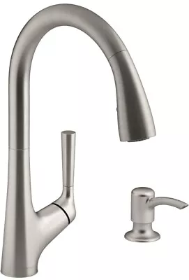 Kohler Malleco Touchless Pull-Down Kitchen Faucet Stainless Finish R77748-SD-VS • $159.99