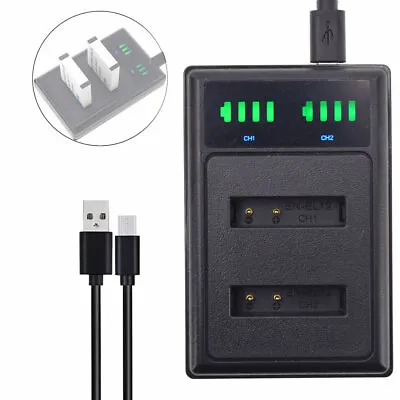 EN-EL12 USB LCD Battery Charger For Nikon Coolpix W300 KeyMission 170 360 MH-65 • $10.99