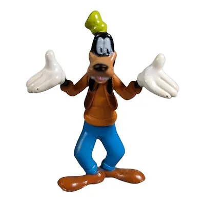 Disney Mickey Mouse & Friends Goofy 2½  Inch Plastic Figure Figurine Cake Topper • $9.95