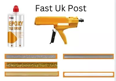 Epoxy Mould Resistant Tile Bathroom/kitchen Grout Different Colours W/wo Gun • £33