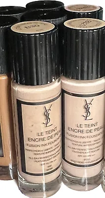 YSL Foundation Saint Laurent Le Teint Encre De Peau Fusion Ink 10ml Choose Shade • £8.69