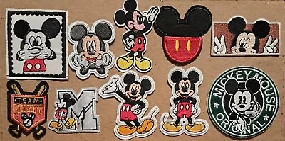 Disney Mickey Mouse Embroidered Iron On Patch 10 Pcs. • $25