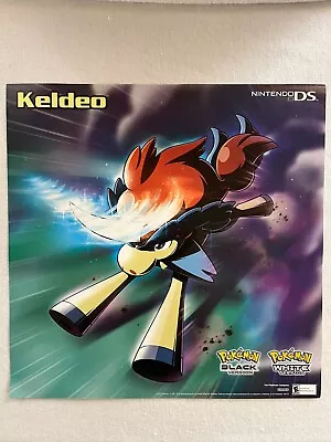 NINTENDO Pokemon 2012 Nintendo DS Keldeo Poster Video Game 12” X 12” • $8