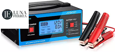 8 Volt Battery Charger Automotive Battery Charger And Maintainer 0-10A With Upgr • $66.10