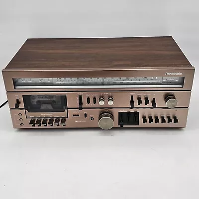 Vintage Panasonic  RA-7500 AM-FM Stereo Receiver Cassette Tape Recorder UNTESTED • $129.99