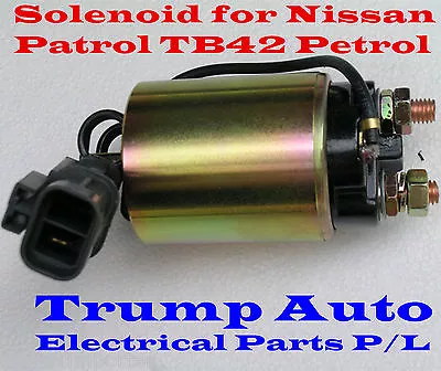 Starter Motor Solenoid For Nissan Maxima J30 Engine VG30E 3.0L Petrol 90-95 • $77