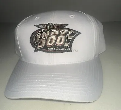 Vintage Deadstock DS 2001 Indy 500 Snapback Hat Cap - Logo Athletic • $45