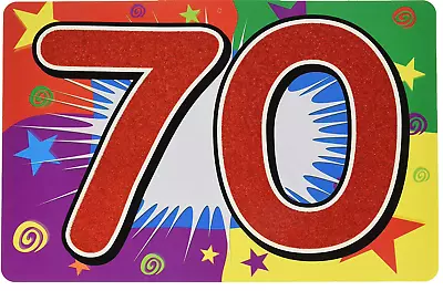 70th Birthday Sign For Yard Or Party Wall Decoration • $7.97