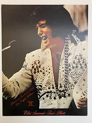 1975 Elvis Presley Summer Festival Las Vegas Hilton  Souvenir Tour Photo  • $20
