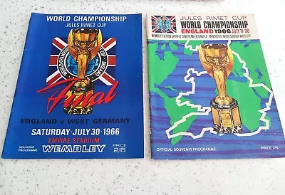 £99.99 • Buy Original Vgc - 1966 World Cup Final Programme & Souvenir Programme