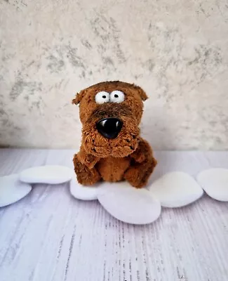 Artist Teddy Bear Miniature Brown Dog Art Toy Stuffed Fantasy 3  • $30