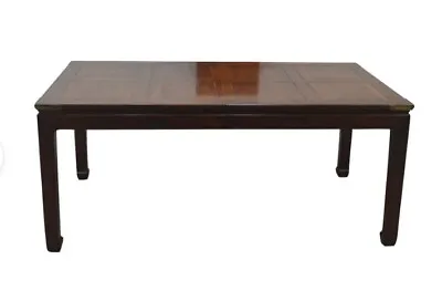 Henredon Pan Asian Collection Mahogany Wood Extension Dining Table • $500