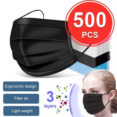 50PC Disposable Face Masks Mask High Protective 3Layer Mouth Surgical N95◉ • $13.89