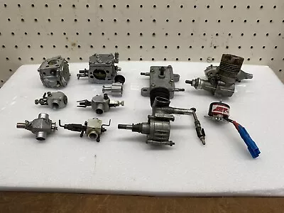 Lot Of (12) RC Airplane Engine Carburetors & Parts Enya Super Tigre • $40