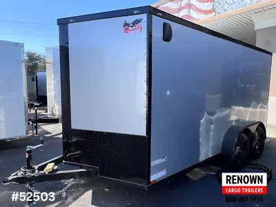 NEW 7X14 TA 7 X 14 Enclosed Cargo Trailer W/ Ramp - Polycore - Semi-Screwless • $5799