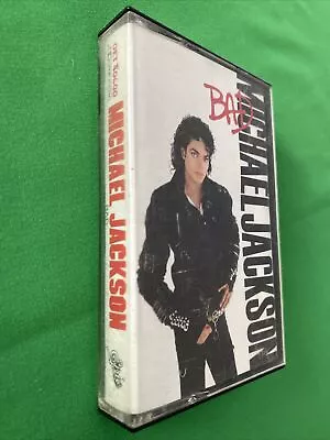 Michael Jackson: Bad Cassette Tape 1987 Vintage Used • $13